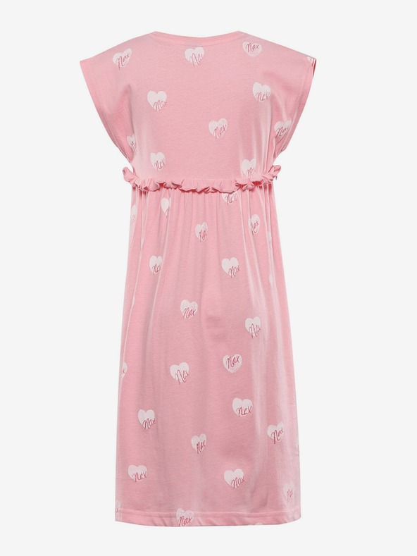 NAX Розова рокля с шарки за момичета NAX Eseqo