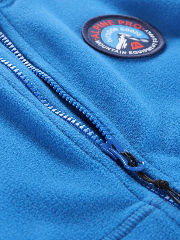 ALPINE PRO Alpine Pro SIUSO Синьо момчешки суитчър с полар