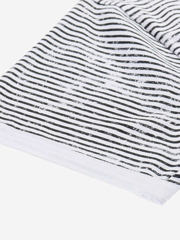 NAX Черна мъжка тениска с шарка NAX Ovex