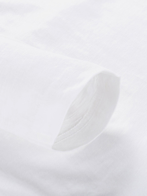 NAX Бяла мъжка риза с качулка NAX Komer