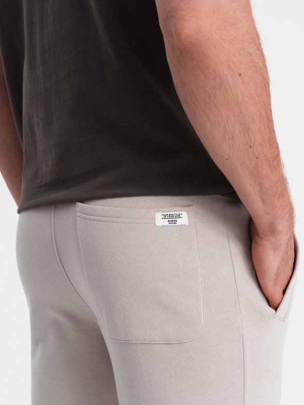 Ombre Clothing Бежово мъжко долнище Ombre Облекло