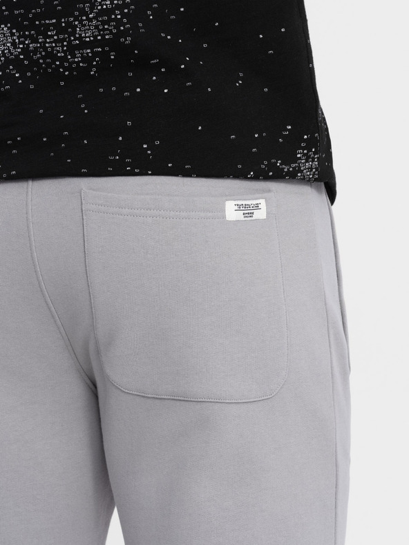 Ombre Clothing Сиви мъжки спортни панталони Ombre Clothing