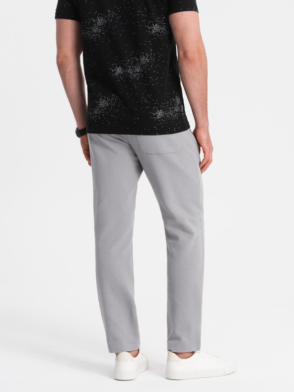 Ombre Clothing Сиви мъжки спортни панталони Ombre Clothing