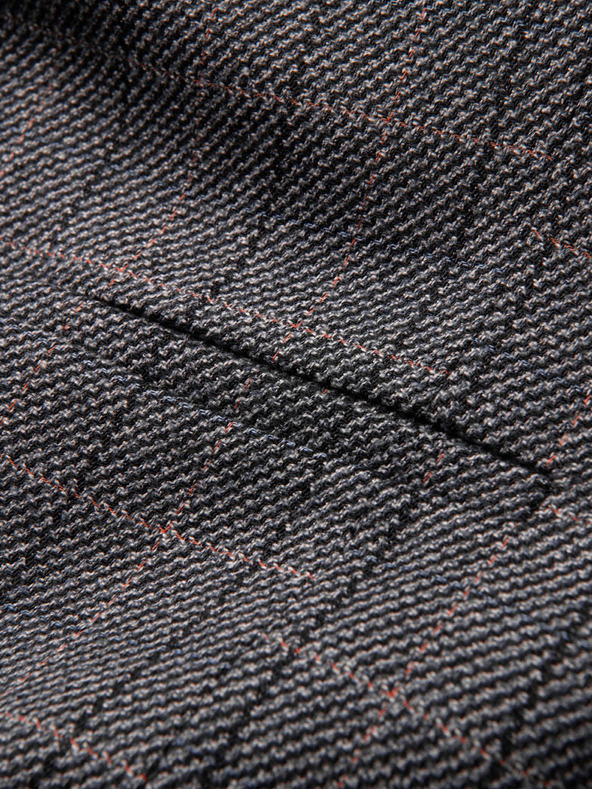 Ombre Clothing Сив мъжки жакардов блейзър Ombre Clothing