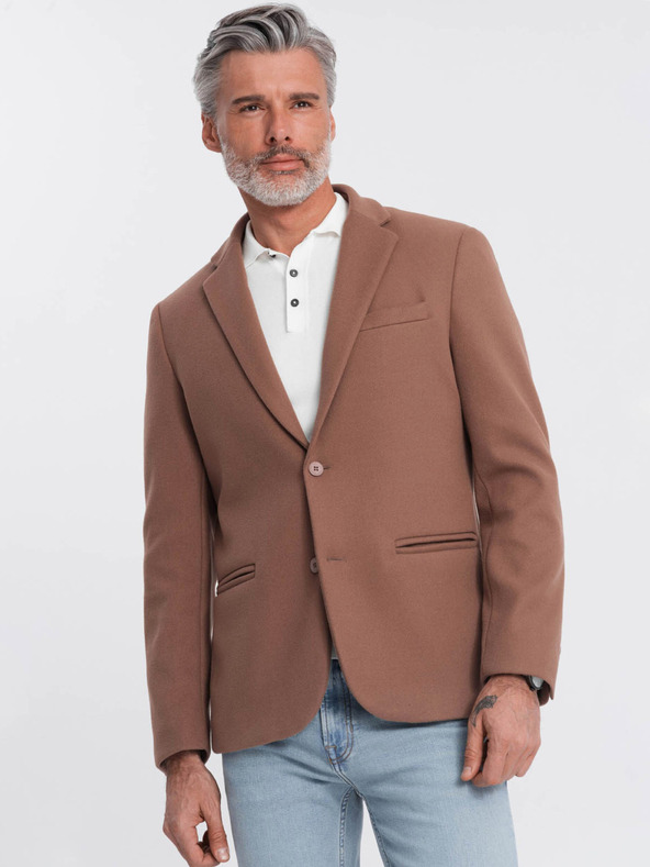 Ombre Clothing Кафяво мъжко яке Ombre Clothing