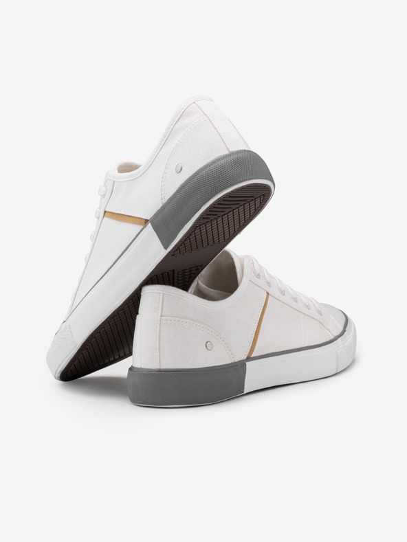 Ombre Clothing Бели мъжки маратонки Ombre Облекло