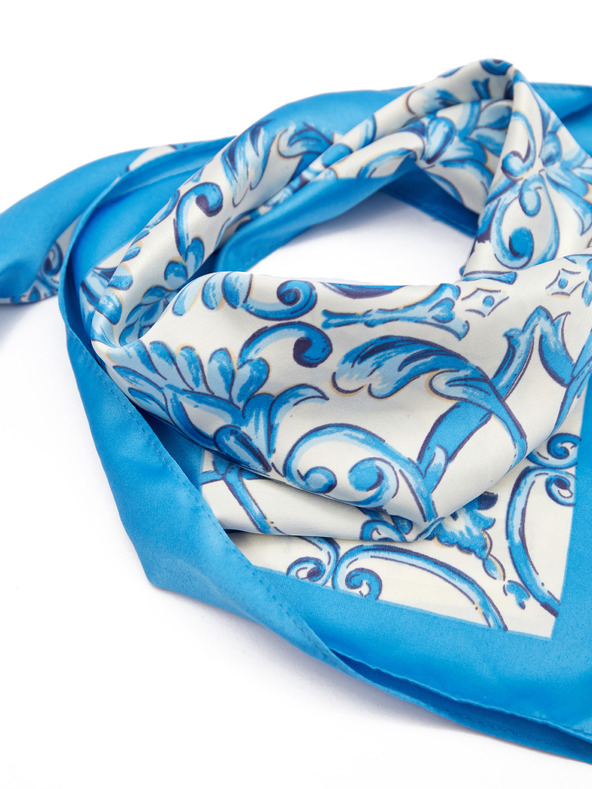 Orsay Синьо дамско фишу ORSAY