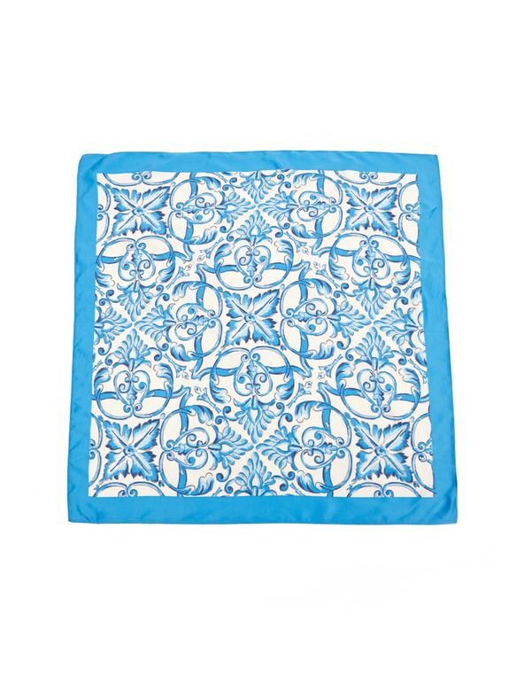 Orsay Синьо дамско фишу ORSAY