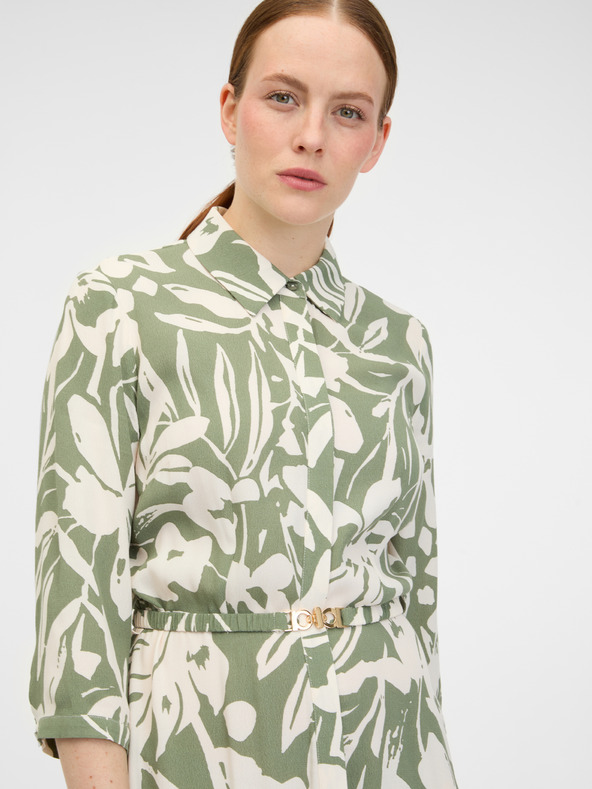 Orsay Дамска миди рокля-риза в цвят каки ORSAY