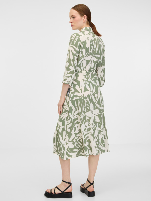 Orsay Дамска миди рокля-риза в цвят каки ORSAY