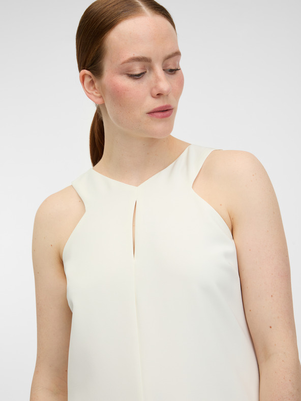 Orsay Бежова дамска къса рокля ORSAY