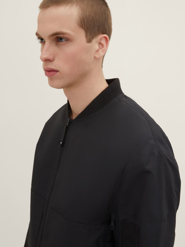 Tom Tailor Denim Черен мъжки бомбър Tom Tailor Denim