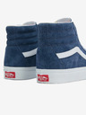Vans Сини дамски велурени маратонки с глезена VANS SK8-Hi