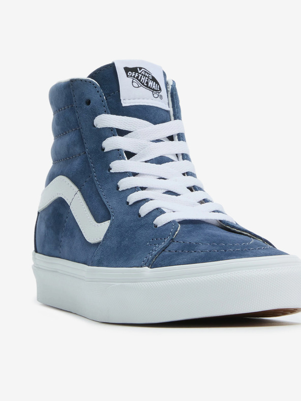 Vans Сини дамски велурени маратонки с глезена VANS SK8-Hi