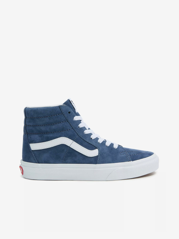 Vans Сини дамски велурени маратонки с глезена VANS SK8-Hi