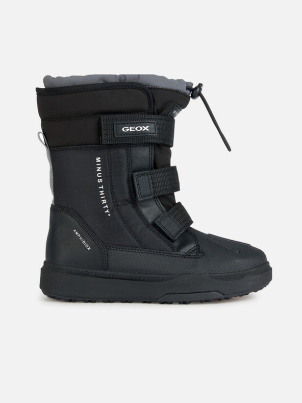 Geox Черни момчешки зимни обувки Geox Bunshee Pg B A