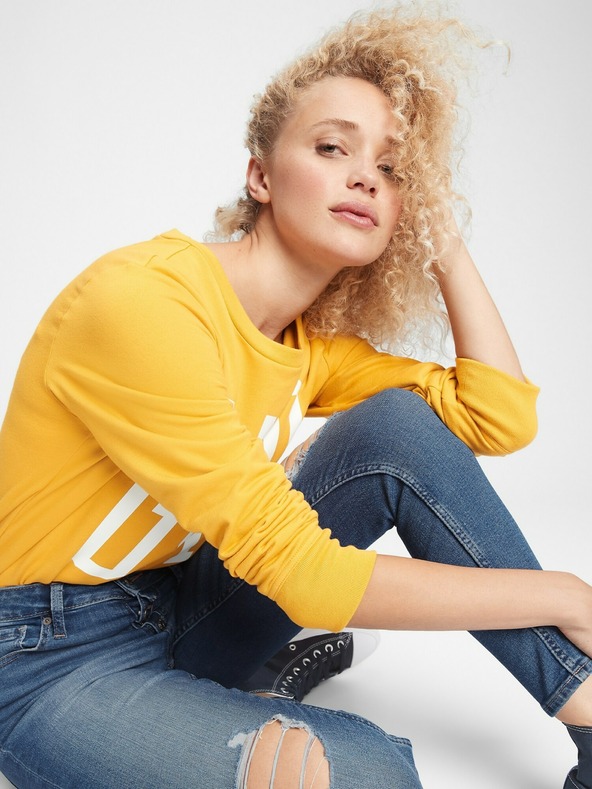 GAP Дънки universal jeggings с висока талия GAP