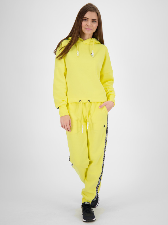 Alife and Kickin Жълт дамски суитчър Alife and Kickin