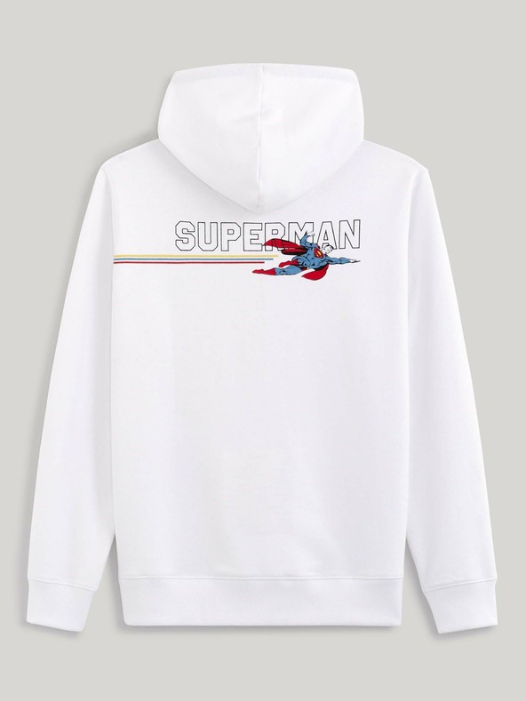 Celio Бял мъжки суитшърт с щампа Celio Lvemansw