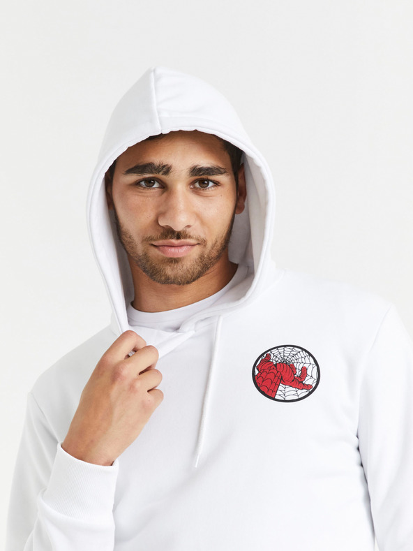 Celio Бял мъжки суитшърт Celio Lvespidsw