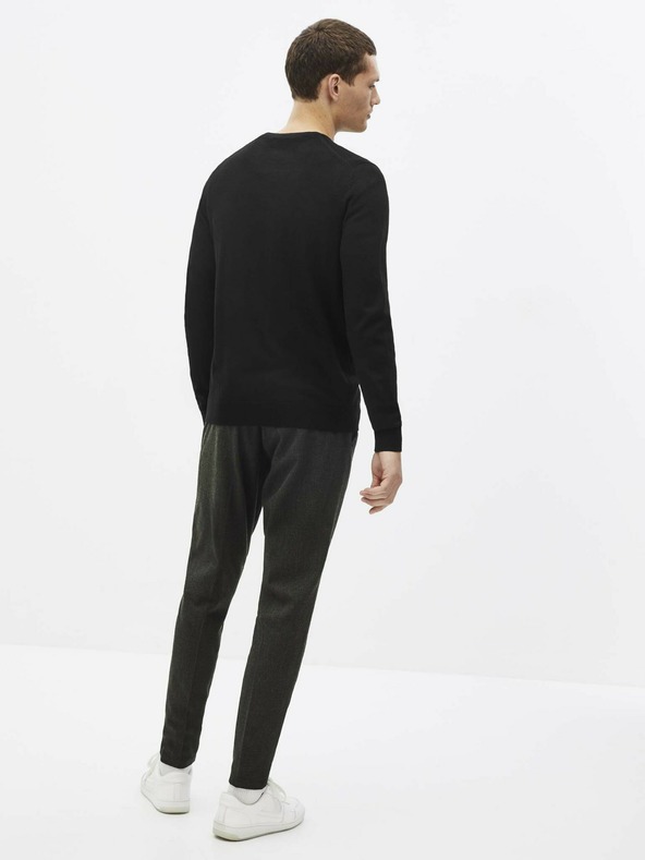 Celio Черен вълнен пуловер Celio Semeriv