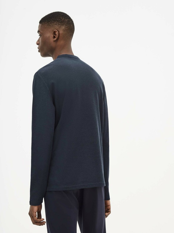 Celio Тъмносиня тениска Celio Sewaffle