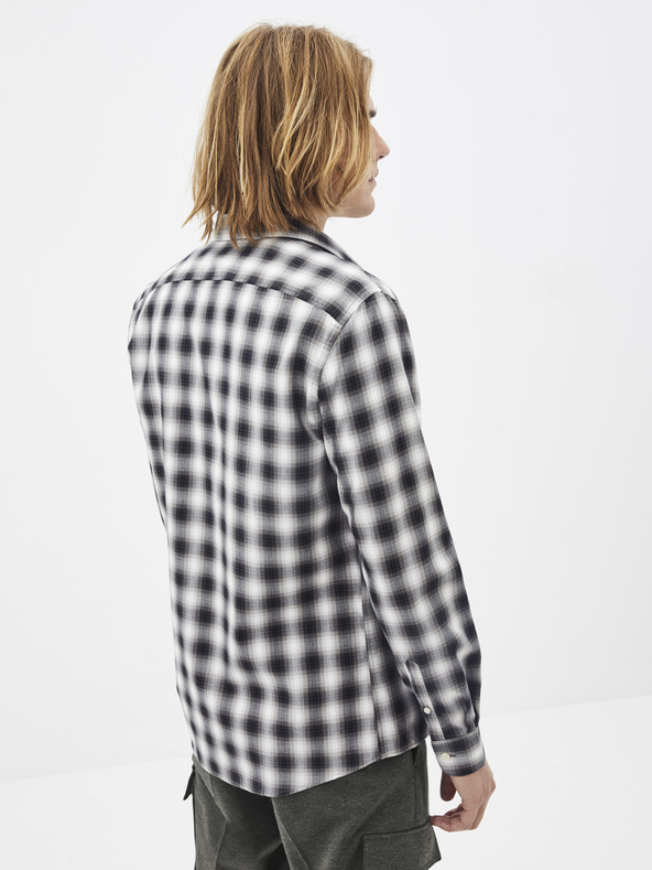 Celio Черно-бяла карирана риза Celio Sablaflou