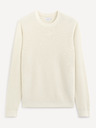 Celio Бял основен пуловер Celio Tepic