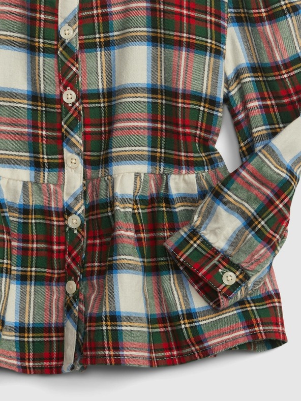 GAP Бебешки риза топ пеплум GAP