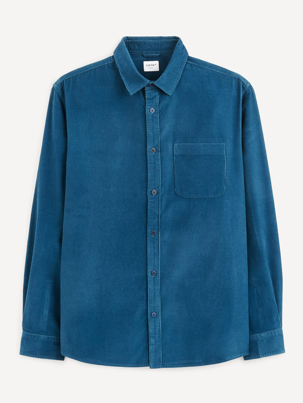 Celio Синя мъжка риза Celio Vamil