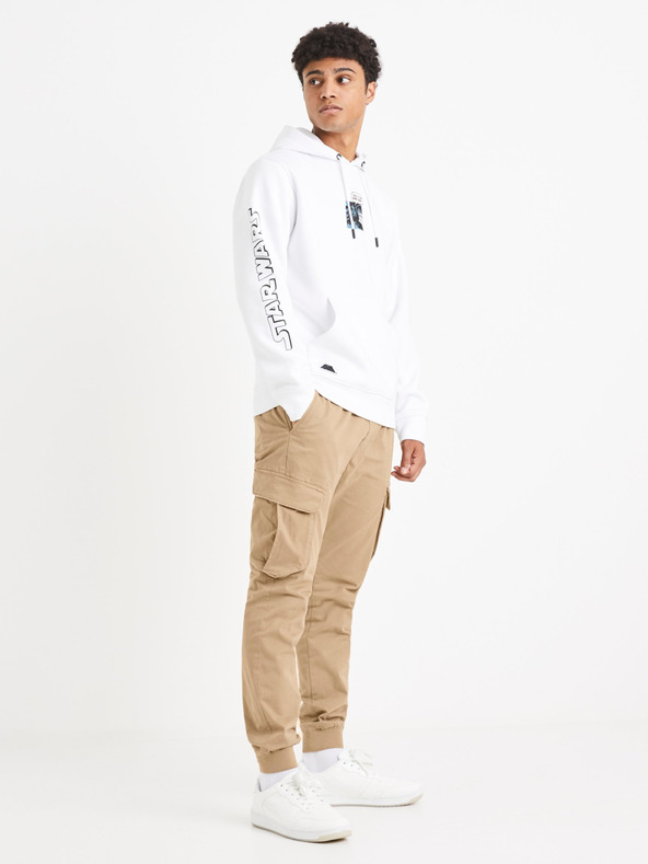 Celio Бял мъжки суитшърт Celio Star Wars