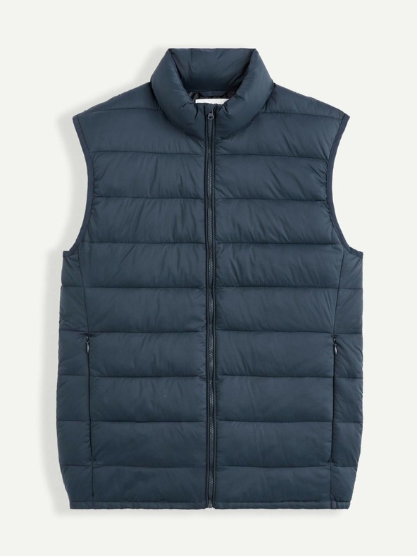 Celio Тъмносиня мъжка ватирана жилетка Celio Bulock
