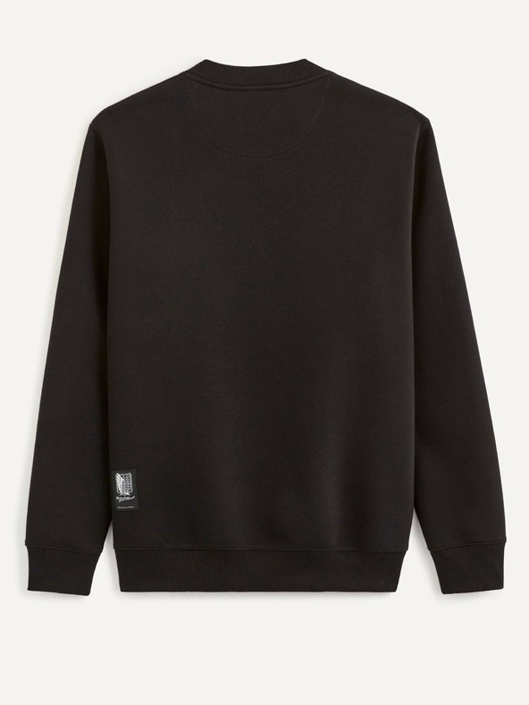 Celio Черен мъжки суитчър Celio Attack on Titan