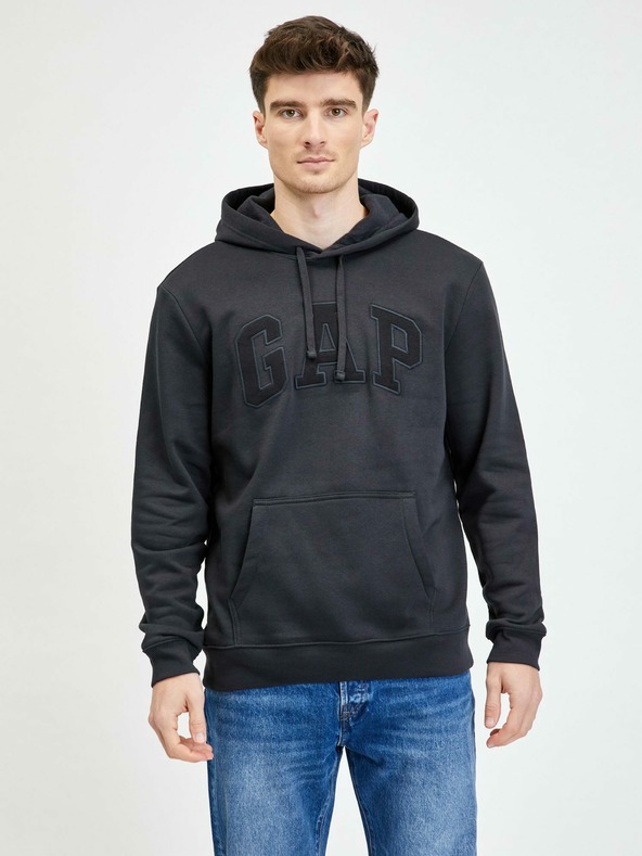 GAP Суитчър fleece с качулка и лого Gap GAP
