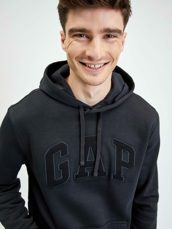 GAP Суитчър fleece с качулка и лого Gap GAP