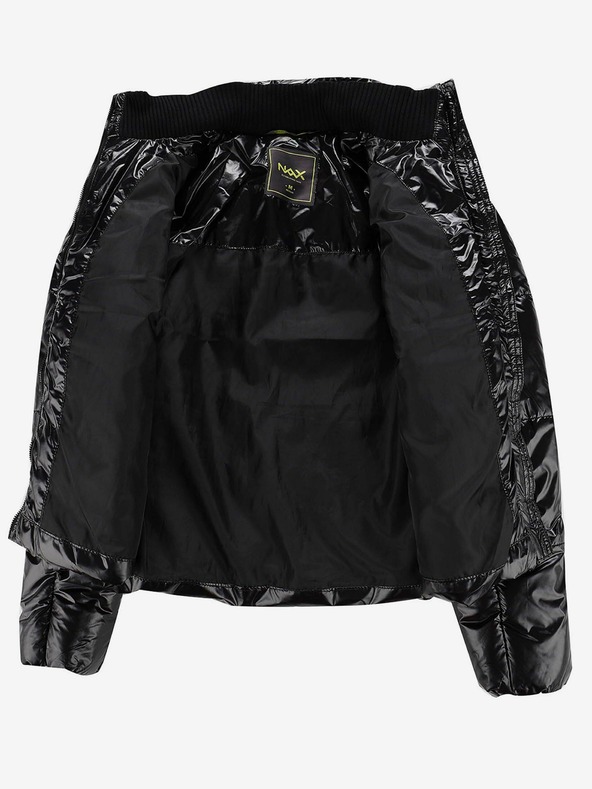 NAX Черно дамско водоотблъскващо ватирано яке NAX Collina