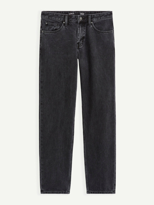 Celio Черни дънки със свободна кройка Celio C75 Coback4