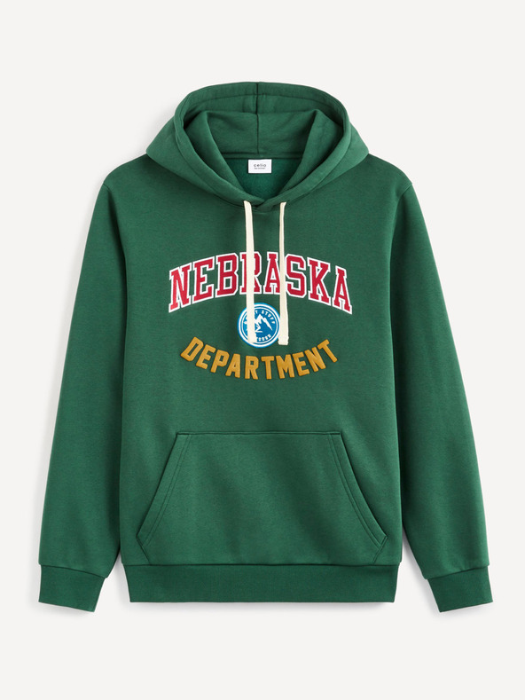 Celio Зелен мъжки суитчър Celio Nebraska Department