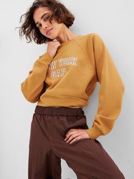 GAP Суитшърт реглан мек полар GAP