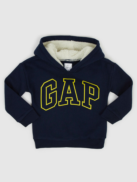 GAP Бебешки затоплен суитшърт с качулка GAP