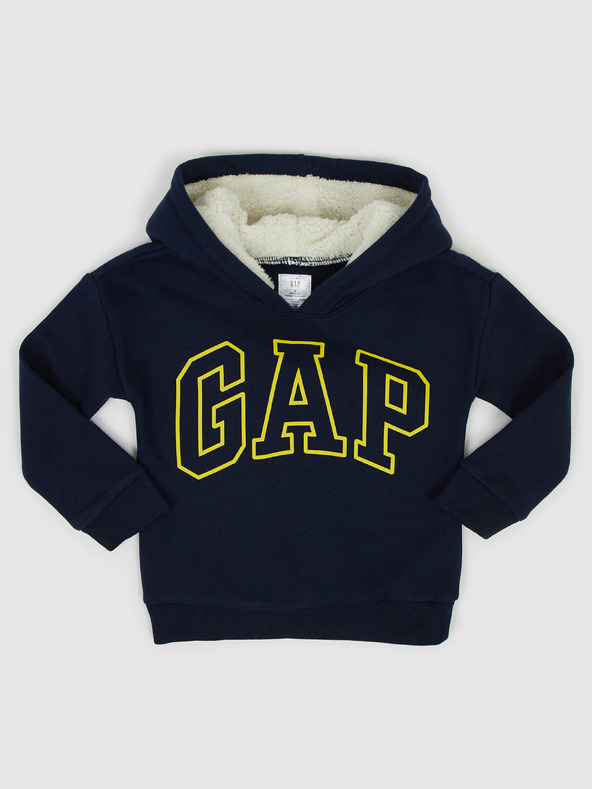 GAP Бебешки затоплен суитшърт с качулка GAP