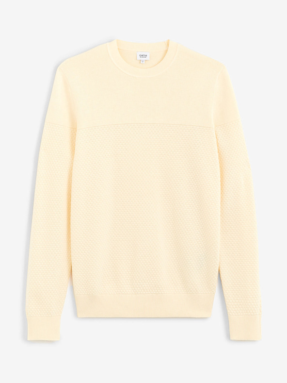 Celio Кремав мъжки пуловер Celio Cebbublo
