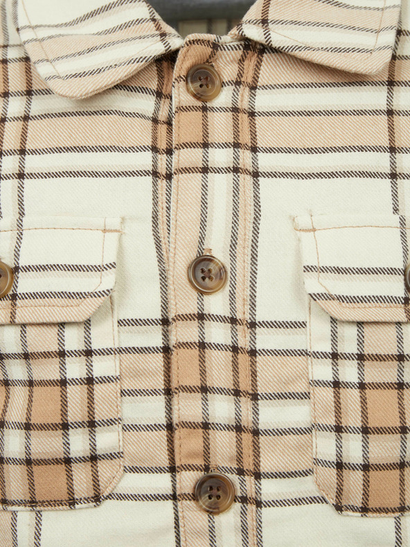 GAP Детска карирана риза-яке GAP