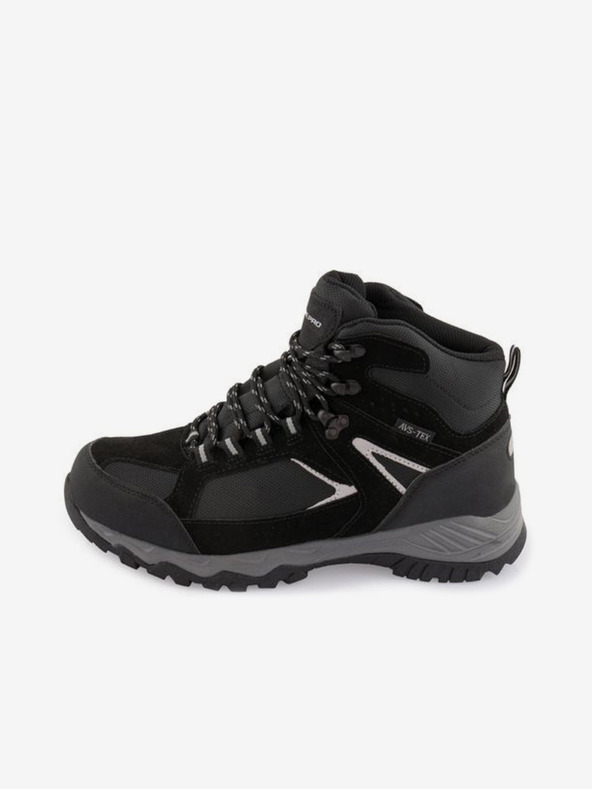 ALPINE PRO Черни мъжки велурени ankle outdoor обувки ALPINE PRO Rommos