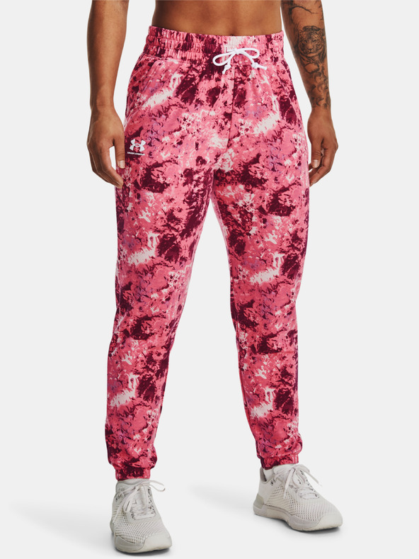 Under Armour Дамски долнище Under Armour Rival Terry Print Jogger