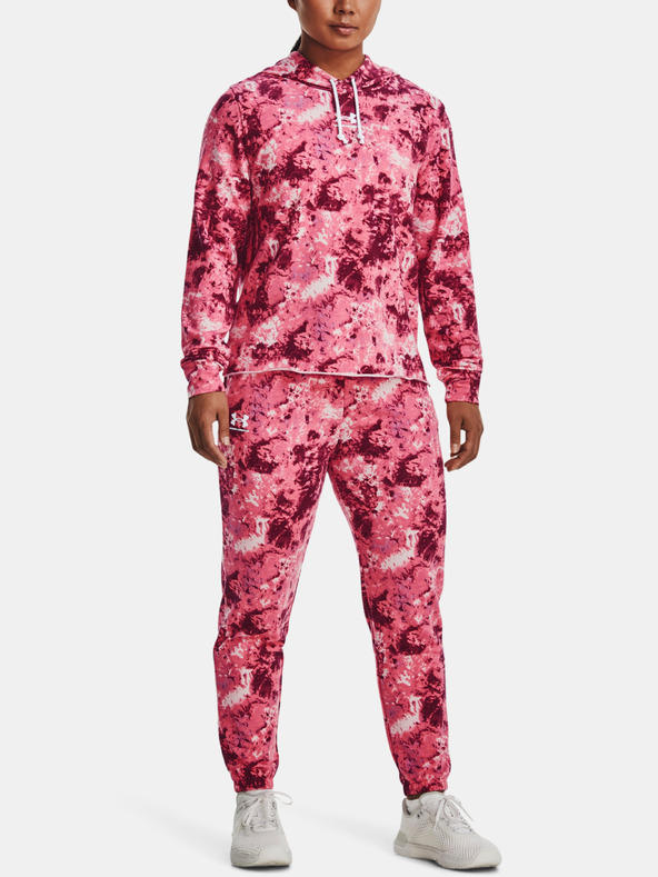 Under Armour Дамски долнище Under Armour Rival Terry Print Jogger