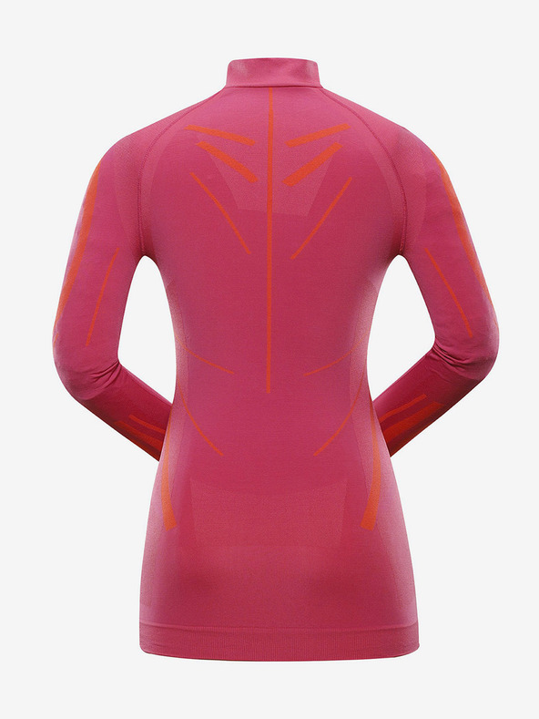 ALPINE PRO Тъмнорозова дамска функционална тениска ALPINE PRO Lubina