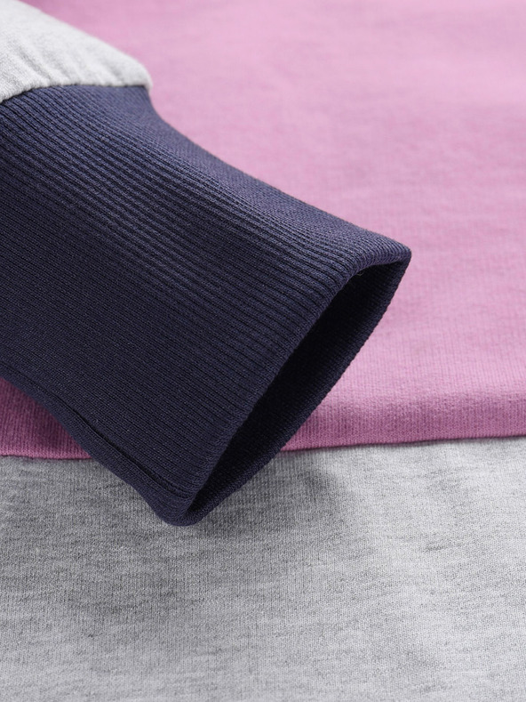 NAX Сиво и лилаво дамско яке с качулка NAX Onoda