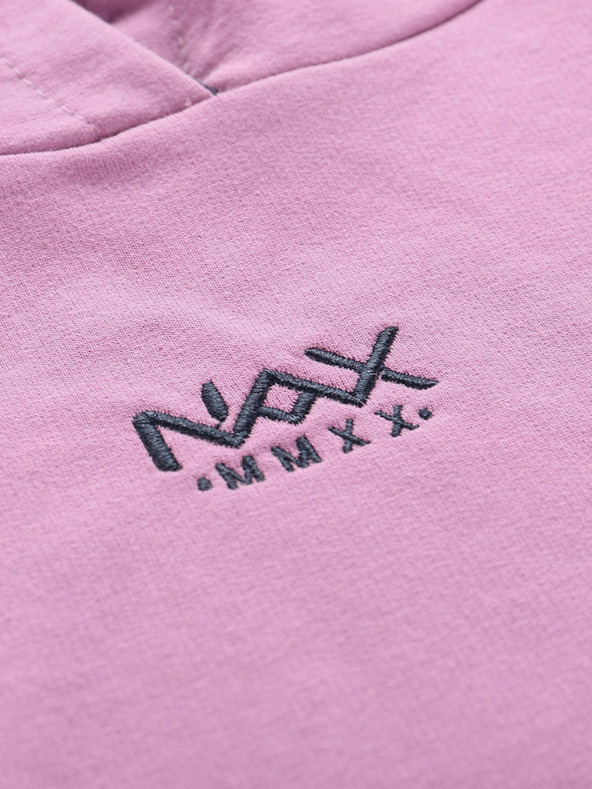 NAX Сиво и лилаво дамско яке с качулка NAX Onoda