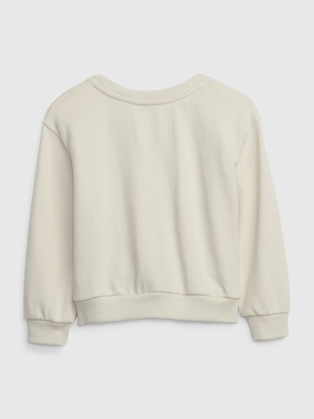 GAP Бебешки суитшърт с логото на GAP